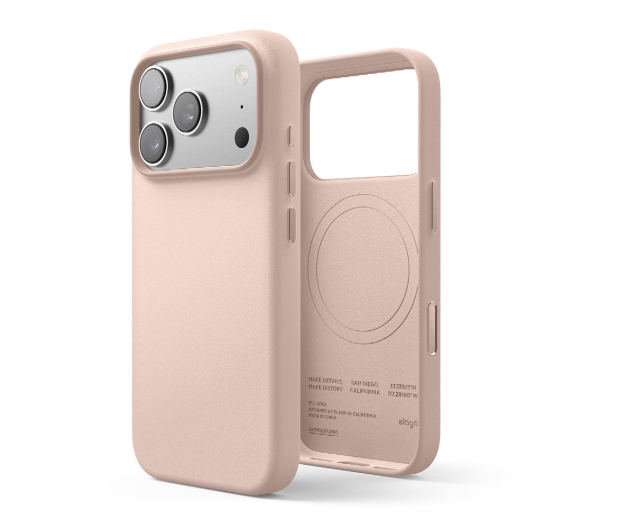 Elago MagSafe Leather Case do iPhone 17 PRO Lovely Pink - 1360563 - zdjęcie